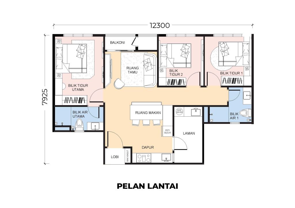 Residensi Armani Bukit Lanjan Damansara Floor Plan