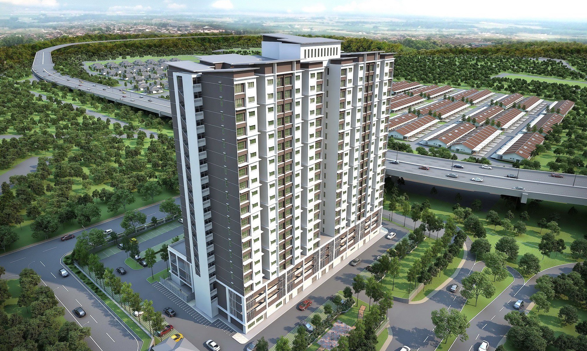 Residensi Rimbunan Petaling Sri Petaling Facade Building Cover